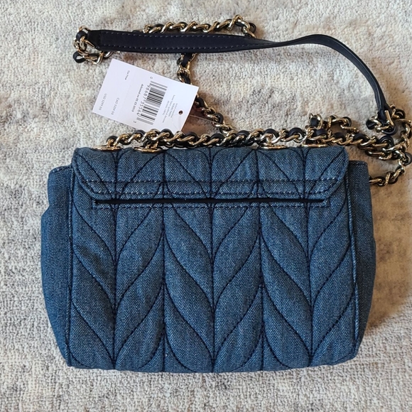 Kate Spade Mini Emelyn Denim Crossbody Bag SHW - Picture 5 of 7